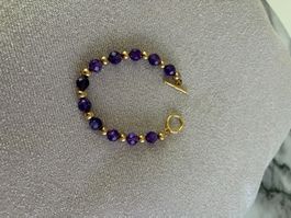Amethyst bracelet, All proceeds go to charity
